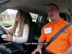 Blondine, Blasen, Auto, Hochschule, Arsch lecken, Weibliche ejakulation, Tätowierung, Titten