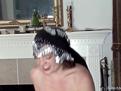 Enthousiasteling, Grote kont, Rondborstig, Fetisj, Vingeren, Vriendin, Masturbatie, Alleen