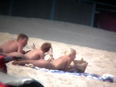 Strand, Mooi, Rondborstig, Diep in de keel, Natuurlijk, Orgasme, Tieten likken, Bekijker