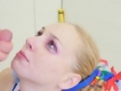 In den arsch, Arsch, Sadomasochismus, Blondine, Blasen, Fetisch, Spielzeuge