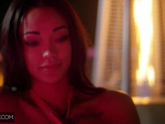 Negro, Mamada, Morena, Estilo perrito, Erótico, Interracial, Lamidas, Coño