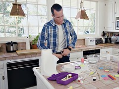 Blonde, Tir de sperme, Léchez, Chevaucher, Rasée, Jouets