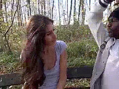 Leie, In den arsch, Kinderhüterin, Schwarz, Blasen, Deutsch, Im freien, Jungendliche (18+)