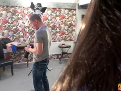 Kont, Pijpbeurt, Sperma in gezicht, Duits, Masturbatie, Buiten, Doordringend, Tieten likken