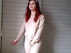 Vies praten, Hd, Latijnse vrouw, Roodharige vrouw, Roken, Spion, Tiener, Webcamera