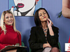 Britannique, Femme dominatrice, Talons, Instruction, Culottes ou slips, Jarretelles, Sous la jupe, Voyeur