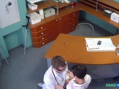 Fingern, Handjob, Lecken, Büro, Pov, Muschi, Titten, Spanner