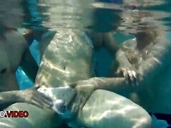 Hot Japanese Blowjob by the Pool: Suzuna Komiya's Big Tits Tease Before Intimate Oral Deli