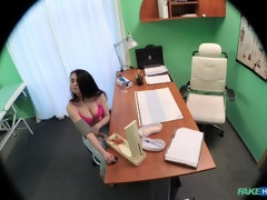 Betrug, Paar, Fingern, Lecken, Krankenschwester, Büro, Muschi, Uniform