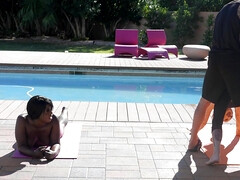 Aziatisch, Kont, Rondborstig, Zwart, Sperma in gezicht, Homo, Interraciaal, Nat