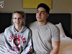 HGF Hot blonde loves dick in her pussy: Blowjob, Amateur Babe Porn