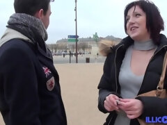 Perle, visiting Paris, gets ass fucked by a big cock