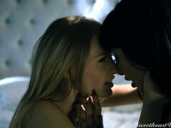 Cunnilingus, Culo, Tetas grandes, Negro, Rubia, Lamidas, Masturbación, Tetas naturales