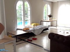 Blasen, Braunhaarige, Geile alte tussi, Spermaladung, Milf, Mutti, Realität, Stiefmutter