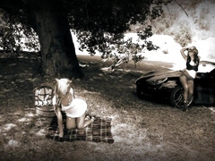 Wonderful lesbians porn emotional story