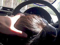 Real public, husband shares wife, car sex