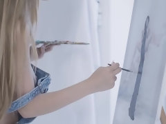 Красотки, Большие сиськи, Пальцем, Лизание, Киски, Душ, Игрушки, Вибратор