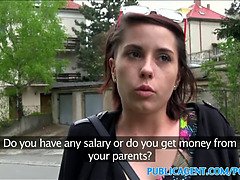 Amateur, Tetas grandes, Tetona, Checa, Dinero, Pov, Público, Tetas