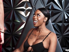 Ebony mistress Baby Gemini femdom sex