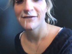 Rubia, Mamada, Corridas, Corridas faciales, Pajear, Pov, Realidad, Adolescente