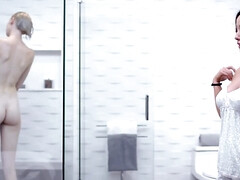 Tussi, Grosser arsch, Blondine, Braunhaarige, Lesbisch, Rasiert