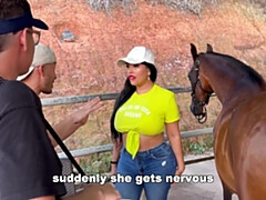 Puss's big boobs big ass scene