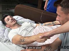 Blond, Man die toekijkt, Europees, Vriendin, Hardcore, Verleid