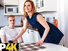 Blond, Pijpbeurt, Oudere vrouw, Hondjeshouding, Fetisj, Hardcore, Hd, Kousen