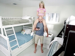 Enthousiasteling, Amerikaans, Kont, Blond, Pijpbeurt, Sperma in gezicht, Doordringend, Tieten likken