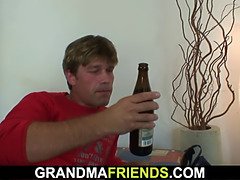 Plump sales-girl gets boned from behind