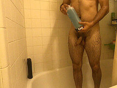 Cuarto de baño, Verga grande, Masturbación, Afeitado, Adolescente