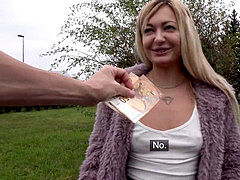 Public Agent Lola glisten gets her taut twat fucked outside