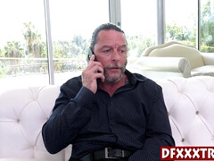 Grote lul, Blond, Pijpbeurt, Man die toekijkt, Hardcore, Interraciaal, Klein, Ruw