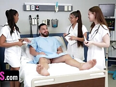 Negro, Mamada, Médico, Estilo perrito, Grupo, Orgía, Coño, Uniforme