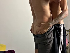 Giving it to the skinny guy with a big cock