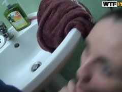 Real amateur sex on the stairs