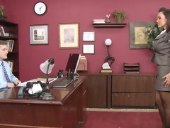 Zwart, Rondborstig, Sperma shot, Hondjeshouding, Hardcore, Moeder die ik wil neuken, Natuurlijke tieten, Kantoor