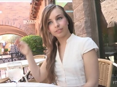 Крупный план, Платье, Пальцем, Фут фетиш, Каблуки, Мастурбация, Оргазм, На публике