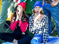 Grosser schwanz, Grosse titten, Braunhaarige, Flotter vierer, Lecken, Muschi, Taboo, Jungendliche (18+)