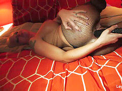 Enorme, Masturbación, Tetas, Juguetes