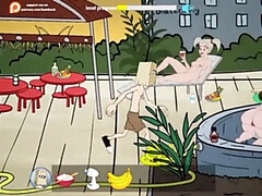 Hardcore Beach Sex with Abapux - Anal, Blowjob, and Creampie Action