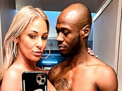 Asombroso, Culo, Negro, Rubia, Mamada, Estilo perrito, Interracial, Adolescente