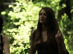 Sucer une bite, Brunette brune, En levrette, De plein air