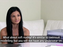 18 jaar, Enthousiasteling, Bruinharig, Lesbisch, Likken, Kantoor, Kut duiken, Tiener