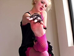 Blonde, Doigter, Masturbation, Seins naturels, Solo, Dénudage, Adolescente, Nénés