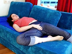 Leie, Fetisch, Masturbation, Im freien, Zierlich, Erotischer film, Solo, Titten