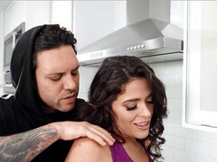 Anal, Pareja, Penetracion con dedos, Cocina, Masaje, Madres para coger, Aceite, Coño