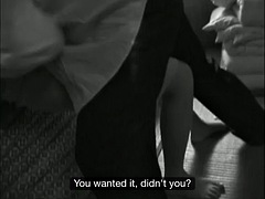 Aziatisch, Grote mammen, Zwart, Pijpbeurt, Zwart, Vingeren, Japaans