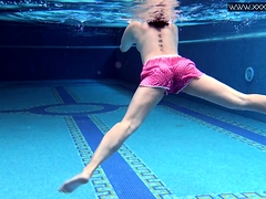 Hot tattooed Czech sexy in the pool