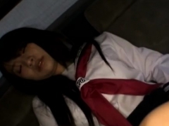 Asiático, Sexo duro, Bragas, Adolescente, Juguetes, Uniforme